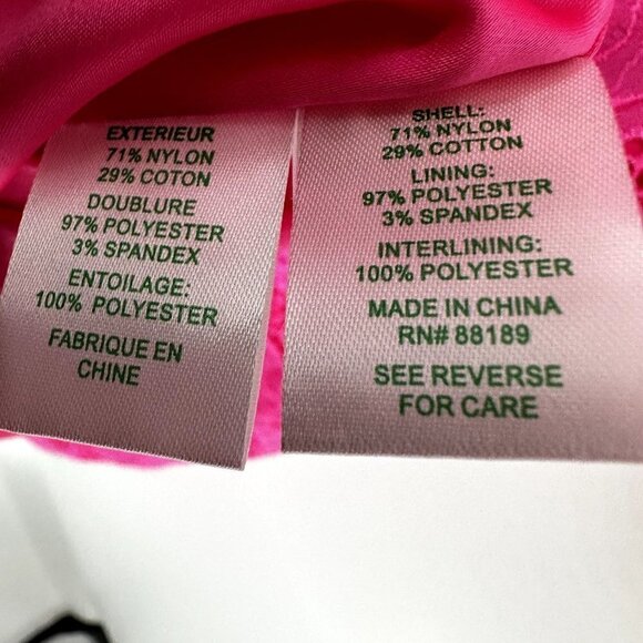 NWT $278 Lilly Pulitzer Allyson Dress Hot Pink Lace Floral Overlay Size 4 - Picture 14 of 17